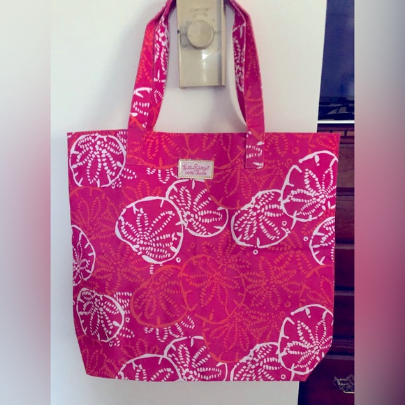 Lily Pulitzer for Este Lauder Tote / lined beach bag/ new - Picture 2 of 2